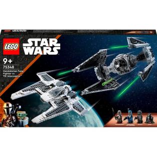 LEGO Star Wars 75348, Mandalorian Fang Fighter vs. TIE Interceptor 75348-u1