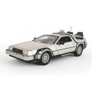 Мотоцикл Welly 1:24 Delorean DMC-12 серый