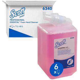 картридж с жидким мылом Картридж с мылом-пеной KIMBERLY-CLARK Scott Everyday Use 6340 1 л (6 штук в упаковке)