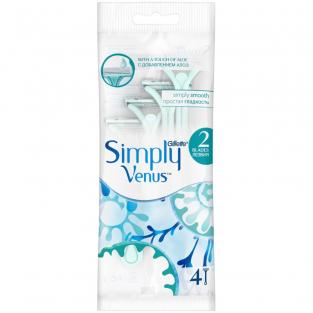 Gillette Venus Бритвенный станок Simply 2, 4 шт.