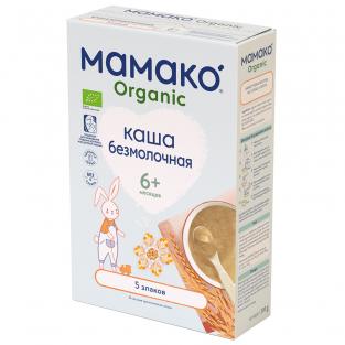 Каша из 5 злаков МАМАКО Organic безмолочная с 6 месяцев, 200 г