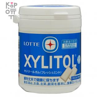 Lotte Резинка жевательная Xylitol Gum Fresh mint Bottle освежающая мята 143 г.