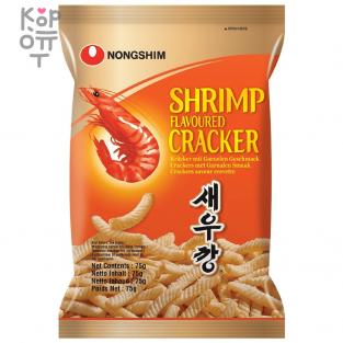 Чипсы NongShim "Нонг Шим" запеченая креветка 75гр. (20шт., Коробка)