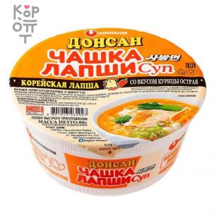 Лапша сублимированная NONGSHIM Донсан - со вкусом курицы, острая, 86гр. (1шт.)