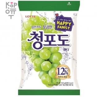 Lotte Green Grape Candy - Карамель леденцовая, Виноград 153гр. (1шт.)