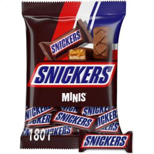 Шоколадный батончик Snickers мини 180 г