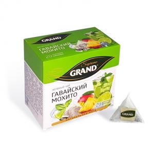 Чай Grand Гавайский мохито зеленый 20 пакетиков-пирамидок