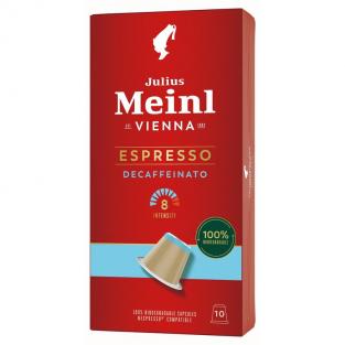 Кофе в капсулах для кофемашин Julius Meinl Espresso Decaf Bio (10 штук в упаковке)