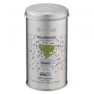 Кофе молотый Moak Decaffeinato Classic, 250 гр. (ж.б.)