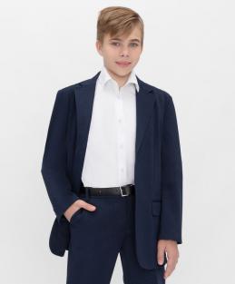 Пиджак однобортный с карманами синий Button Blue Teens line (164*84*69(XS))