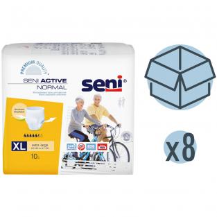 Seni Трусы впитывающие Active Normal, 120-160 см., XL (10 шт.), 8 упаковок