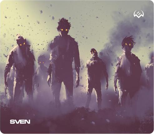 Sven Игровой коврик для мыши MP-G02S Zombie (230x200x2мм, ткань + резина)