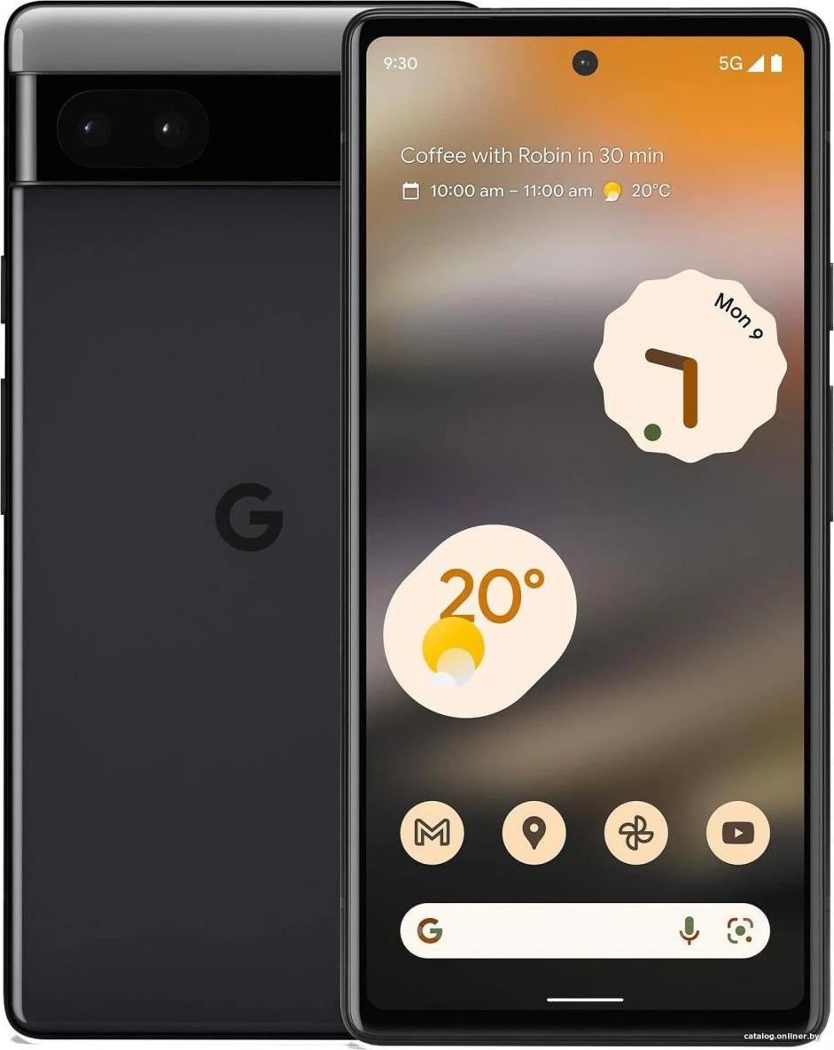 Google Pixel 6a 6/128Gb, Charcoal
