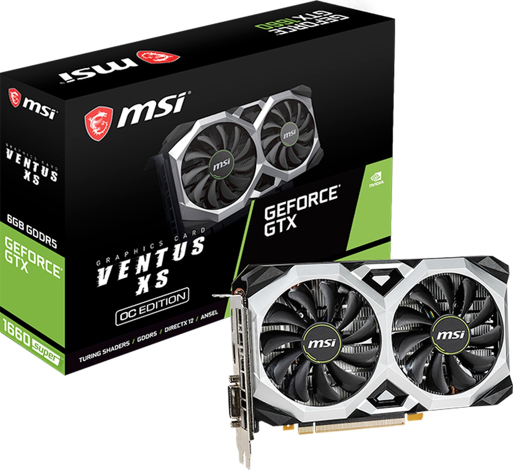 Видеокарта MSI GTX 1660 SUPER VENTUS XS OC: купить по цене от 71361 р ...