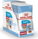  Royal Canin Пауч Medium Puppy Sause-Sobe кусочки в соусе собе для щенков средних пород c 2 до 10мес 140г – фото 3