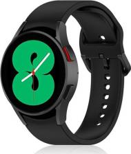 Аксессуар для цифрового аудио DF Ремешок для Galaxy Watch 4/5 S/M sClassicband-04 Black