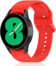 Аксессуар для цифрового аудио DF Ремешок для Galaxy Watch 4/5 S/M sClassicband-04 Red