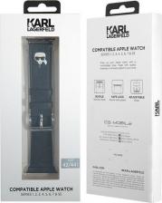 Аксессуар для цифрового аудио Karl Lagerfeld Ремешок для Apple watch 45/44/42 mm, black