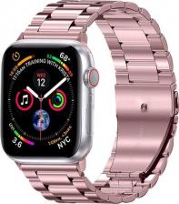Аксессуар для цифрового аудио Kingxbar Блочный ремешок для Apple Watch 38-40-41 mm, Series 1-9, SE / Сменный браслет для смарт часов на застежке Эпл Вотч 38-41 мм / Розовый