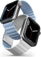 Аксессуар для цифрового аудио Uniq Ремешок Revix reversible Magnetic для Apple Watch 41/40/38 мм, White/Blue