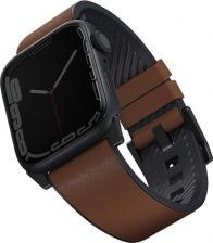 Аксессуар для цифрового аудио Uniq Ремешок Straden Waterproof Leather/Silicone для Apple Watch 49/45/44/42 мм, цвет Коричневый