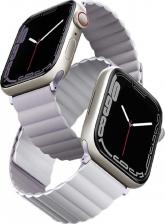 Аксессуар для цифрового аудио Uniq Силиконовый ремень Revix reversible Magnetic для Apple Watch 45/44/42mm, Lilac/White
