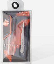 Аксессуар для макияжа Сталекс Пинцет для бровей EXPERT 10, Т7-10-02 (TE-10-2), узкие прямые кромки