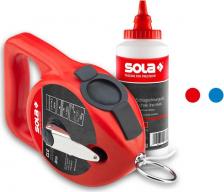 Аксессуар для малярных работ Sola Большой прочный пластиковый корпус. Чрезвычайно высокая прочность шнура на разрыв. Толщина шнура > 2 мм для нанесения отчетливой и стойкой линии