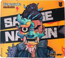 Аксессуар для мышей A4Tech Коврик для мыши Bloody SI-45 Renegade Sunset рисунок, ткань, 45х40х4мм