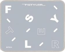 Аксессуар для мышей A4Tech Коврик для мыши FStyler FP25 (S) серый/белый, ткань, 250х200х2мм [fp25 silver]