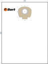 Аксессуар для пылесосов Bort Мешки пылесборные BB-011U 5шт 93411478
