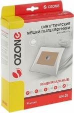 Аксессуар для пылесосов Ozone Синтетические пылесборники UN-02, 4 шт
