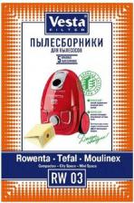 Аксессуар для пылесосов Vesta Бумажные пылесборники RW 03 5 штук, бежевый