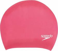 Шапочка для плавания Speedo Шапочка для плавания Long Hair Cap силикон розовый/белый (8-06168A064)
