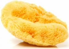 Губка OK Baby Натуральная морская губка Silk Fine 14 см