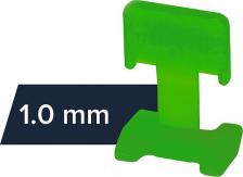 Аксессуар для укладки плитки 3D Krestiki Зажим PRIME является частью системы выравнивания плитки, состоящей из зажима и клина. С его помощью вы добьетесь идеально ровных швов шириной 1 мм