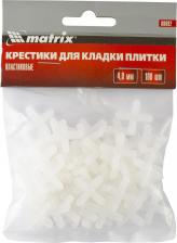 Аксессуар для укладки плитки Matrix Крестики, 4 мм, для кладки плитки, упаковка 100 шт