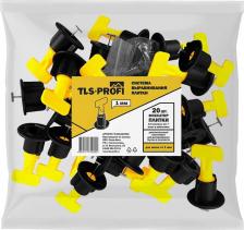 Аксессуар для укладки плитки TLS-Profi Фиксатор плитки 1 мм, 20 шт TLSZA142022