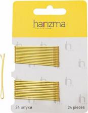 Аксессуар для волос Harizma h10534-19 Невидимки 50 мм волна золото 24 шт, 1 шт