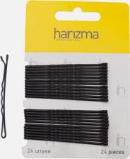 Аксессуар для волос Harizma h10536-15 Невидимки 60 мм волна черные 24 шт, 1 шт