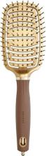 Аксессуар для волос Olivia Garden Щетка нейлон EXPERT CARE FLEX Nylon Bristles Gold&Brown