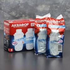 Аксессуар к фильтрам для воды Аквафор Набор сменных картриджей ". В-5", 2 шт, с бактерицидной добавкой