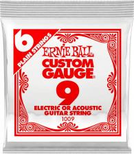 Аксессуар к муз.инструменту Ernie Ball 1009 струна для электро и акустических гитар. Сталь, калибр.009