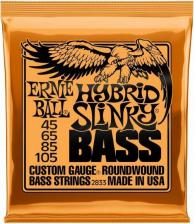 Аксессуар к муз.инструменту Ernie Ball 2833 струны для бас-гитары Nickel Wound Bass Hybrid Slinky