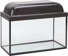 Аквариум GoldFish Прямоугольный аквариум (10 л, 32х14,9х23 см) с крышкой, венге