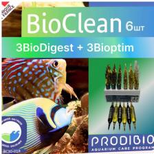 Аквариумная химия Prodibio Bioclean Fresh&Salt, набор добавок (BIO DIGEST+ BIOPTIM) (30шт)