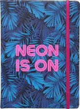Альбом InFolio Скетчбук/альбом для рисования "Neon tropics", А5 формат на 64 листа плотностью 120 г/м2, твердая обложка с резинкой