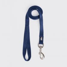 Амуниция для кошек RunGo Поводок нейлоновый для кошек и собак, 120 см, ширина ремешка 1,5 см, синий 4680368416307