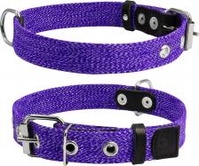 Амуниция для собак Collar Ошейник х/б тесьма (ширина 25 мм., длина 41 - 53 см., Фиолетовый)