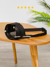 Амуниция для собак Дарэлл Намордник регулируемый, нейлон №4 20-27см, черный